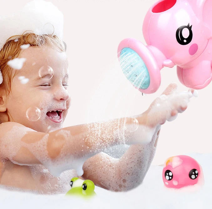 Kids Bath Toy Plastic Elephant Watering Can Swimming Water Toys Water Beach Toys Sprinkler Kit For Children Shower Game Gifts