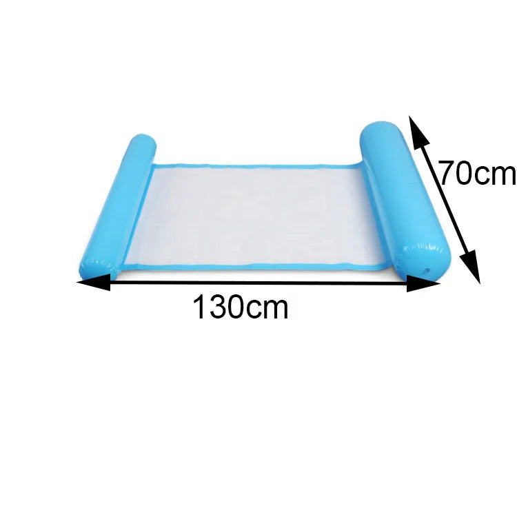 2023 New Water Hammock Recliner Inflatable Floating Swimming Mattress Sea Swimming Ring Pool Party Toy Lounge Bed For Swimming