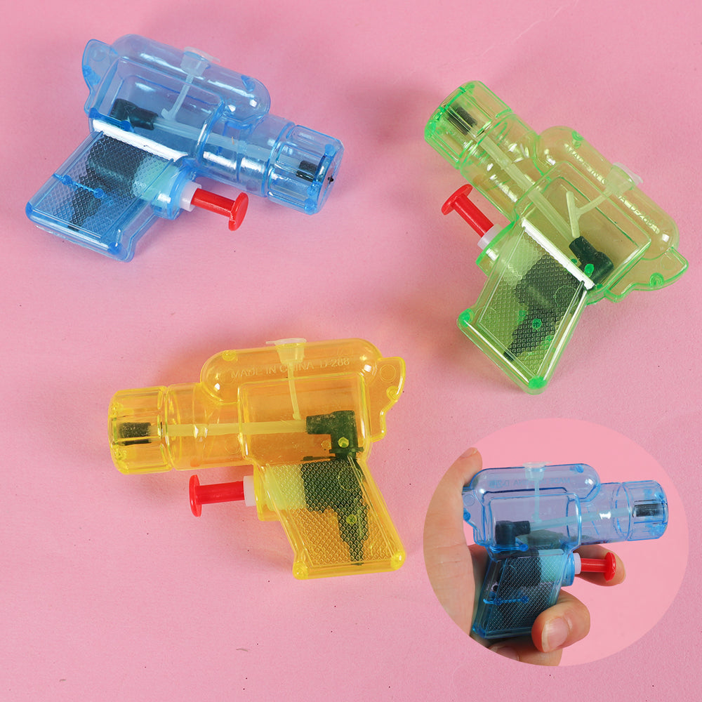 6Pcs Mini Spray Water Guns Outdoor Game Hawaii Beach Toys for Kids Birthday Summer Pool Party Favors Baby Shower Pinata Fillers