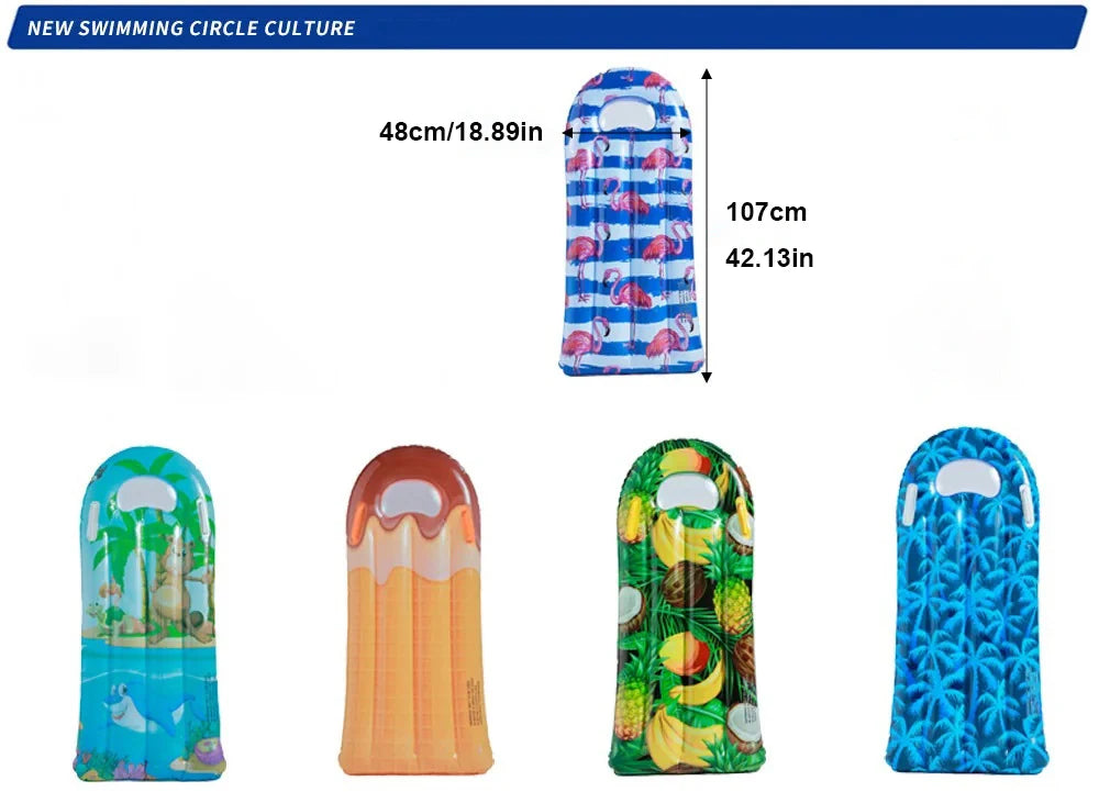 Rooxin Water Hammock Children Swim Ring Tube Water Inflatable Float For Kids Swimming Circle Pool Bathtub Water Play Swim Tube