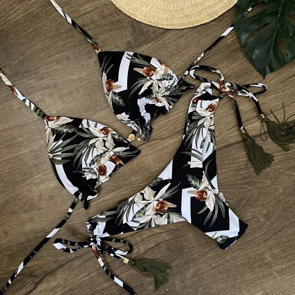 RUOTONGSEPT Bikini Women's Swimsuit 2022 New Swimwear Female Sexy Bikinis Set Push up Swimming for Bathing Suit Women Swimsuits
