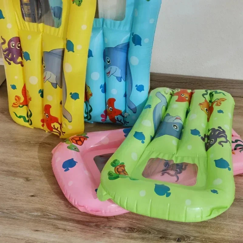 Inflatable Pool Floating Seat Swimming Ring Water Hammock Swimming Circle Pool Water Play Tube Equipment.with 1 Manual Air Pump