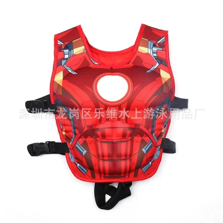 Marvel Avengers Cartoon Children Buoyancy Swimsuit Iron Man Spider-Man Hulk Captain America Buoyancy Swimsuit Gifts
