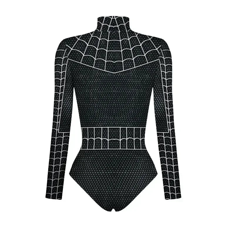 Spider Women Swimsuit Swimwear Spiderman Costumes Swimsuit for Women One-piece Swimsuits Jumpsuit Spider-Man Cosplay Bodysuit