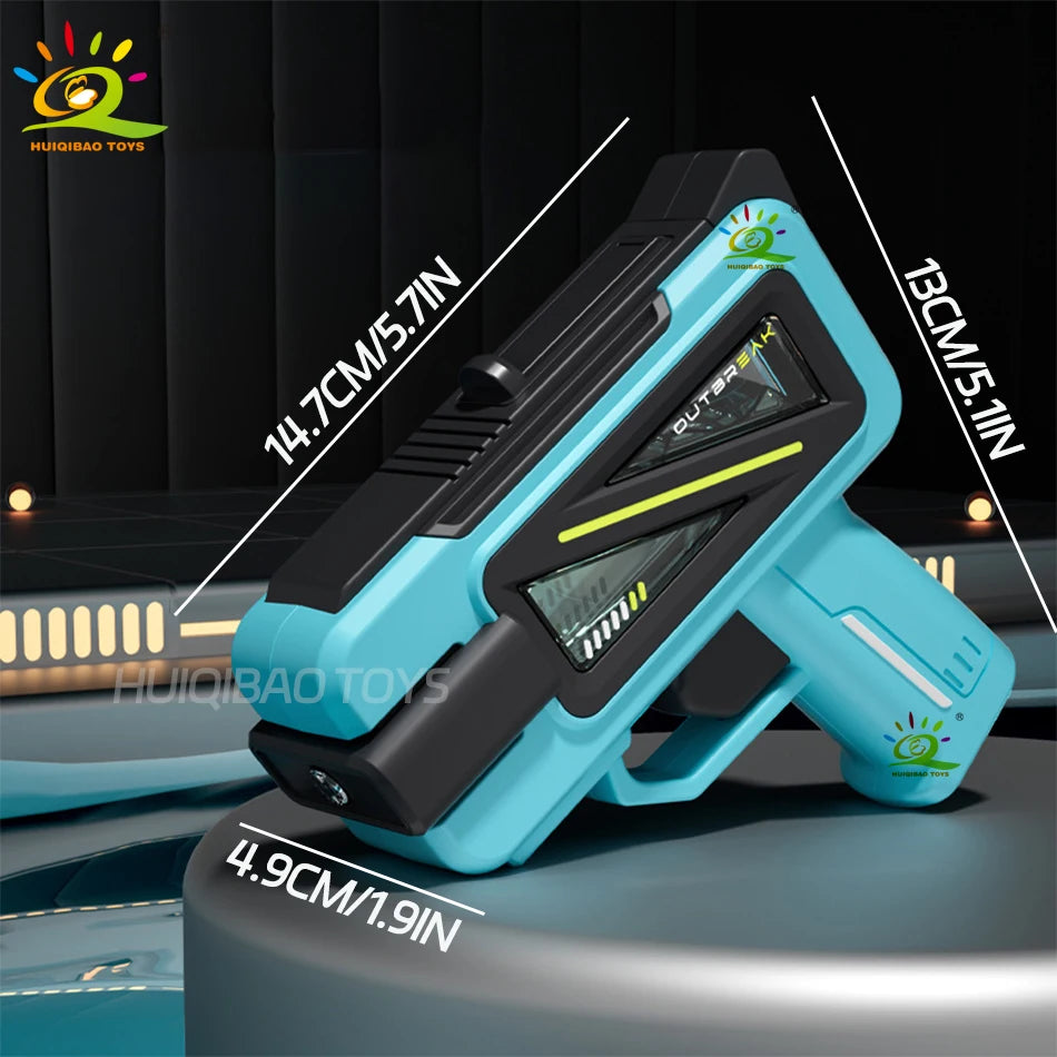 2025 Technology Transparent Water Gun Pistol Shooting Toy Automatic Summer Outdoor Play Water Sports Beach Toys For Adults Gift