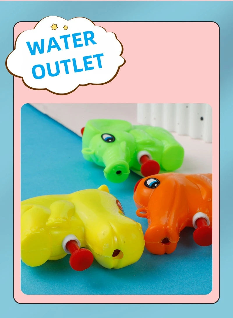 6-24PCS Water Toys Sand Beach Toys Mini Water Gun Cartoon Design Outdoor Game Summer Toys Sport Party Toys Gifts