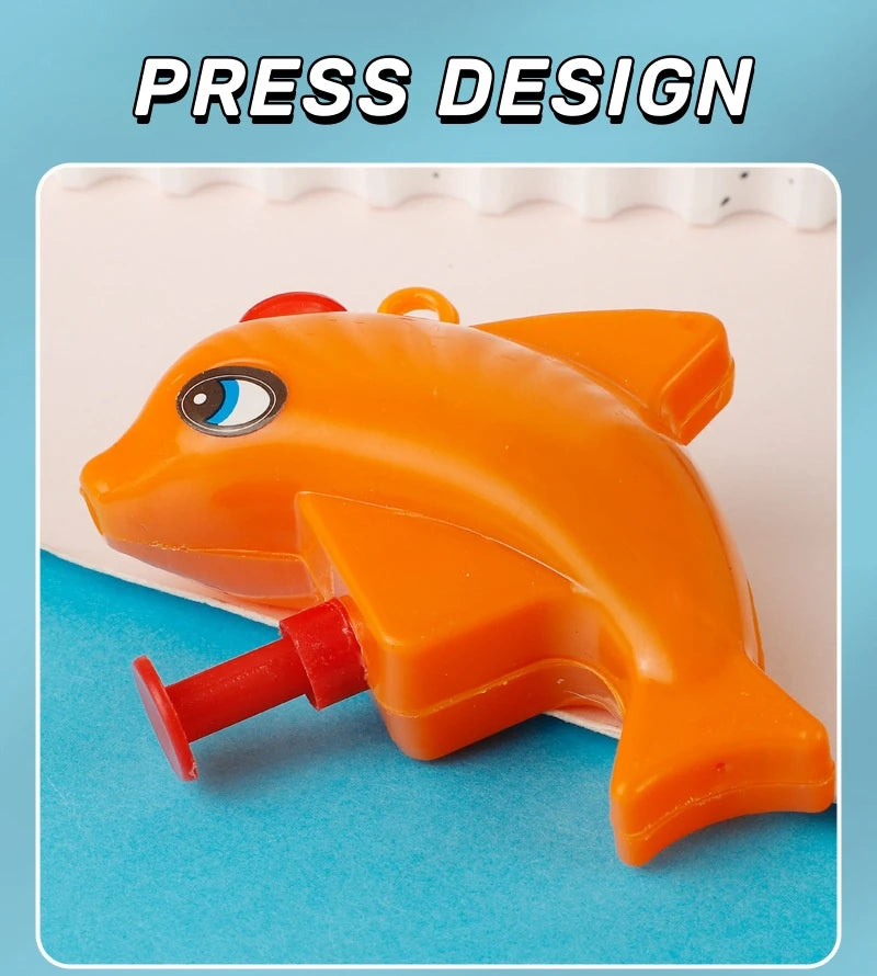 6-24PCS Water Toys Sand Beach Toys Mini Water Gun Cartoon Design Outdoor Game Summer Toys Sport Party Toys Gifts