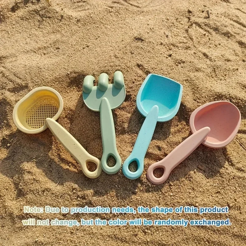 Kids Beach Sand Toys Set Beach Toys Sand Molds Beach Bucket Beach Shovel Tool Kit Sandbox Toys for Toddlers Outdoor Play Gift