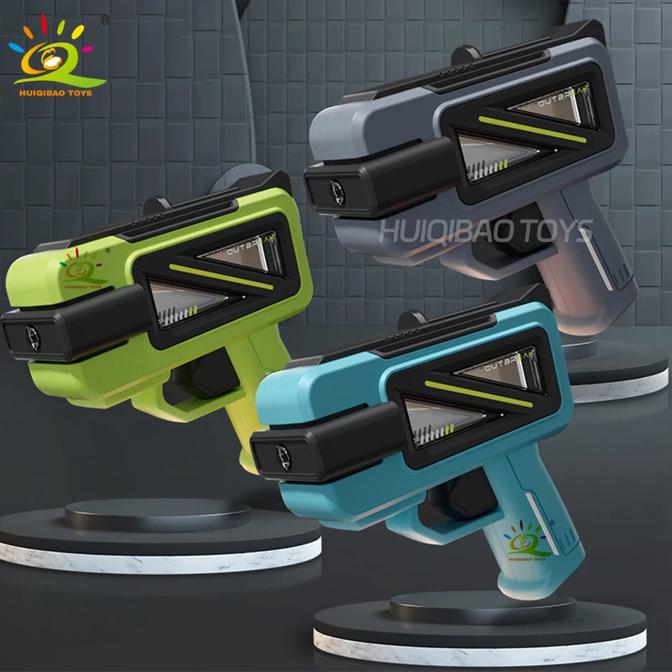 2025 Technology Transparent Water Gun Pistol Shooting Toy Automatic Summer Outdoor Play Water Sports Beach Toys For Adults Gift