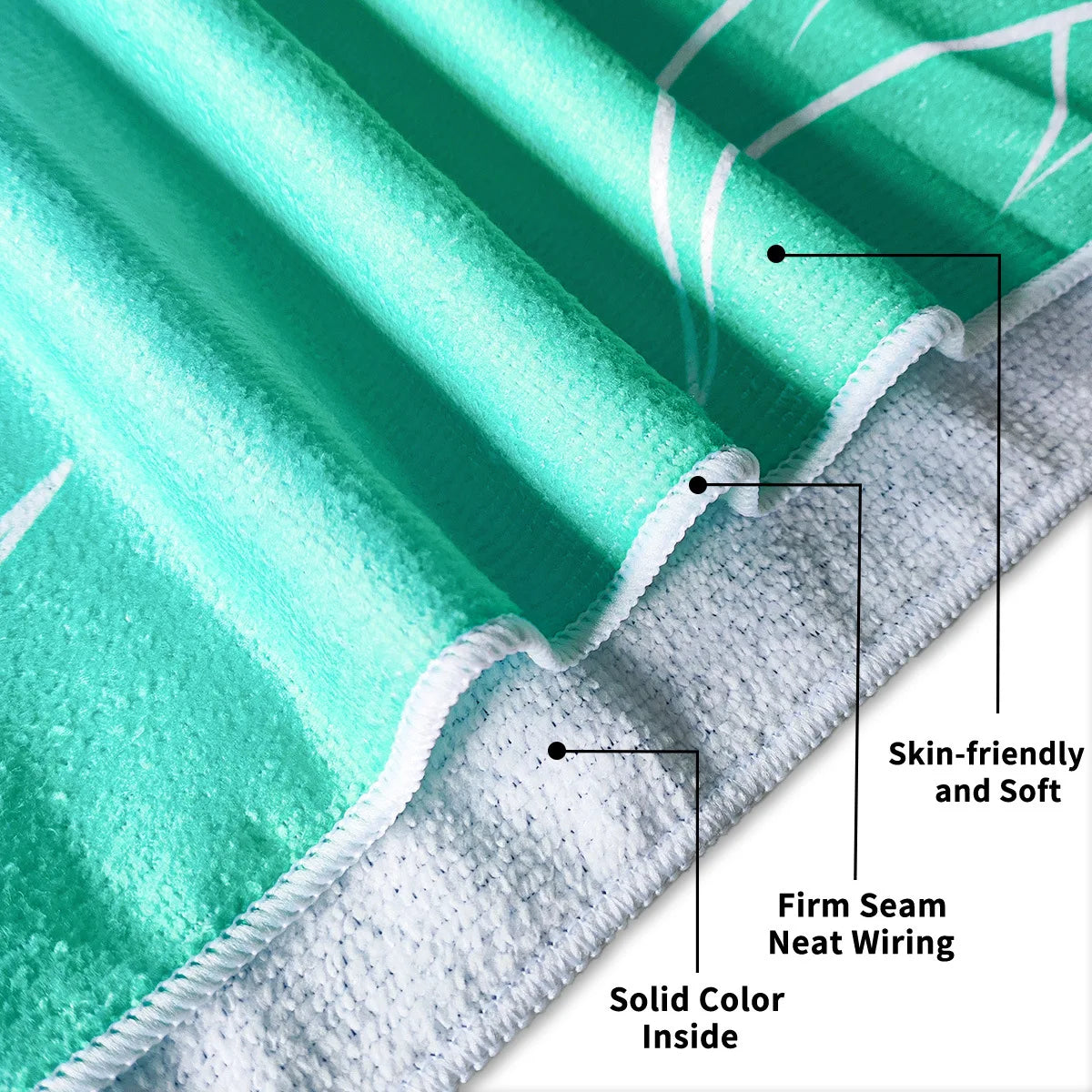 Microfiber Beach Towel Absorbent Bath towel big Quick-drying sunscreen for Adults Travel Swimming Pool Blue Turtle Pattern 27*55