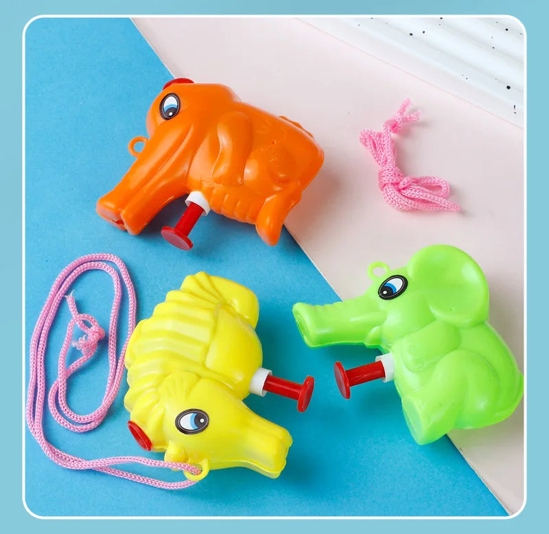 6-24PCS Water Toys Sand Beach Toys Mini Water Gun Cartoon Design Outdoor Game Summer Toys Sport Party Toys Gifts