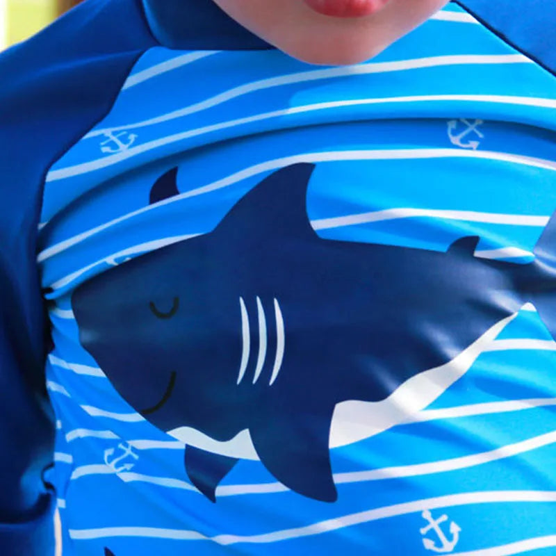 2025 New Boy Girl Swimwear Swim Suits Sun Protective Long Sleeve Children Swimsuits Children's Bathing Suit Kids Swimming Suits