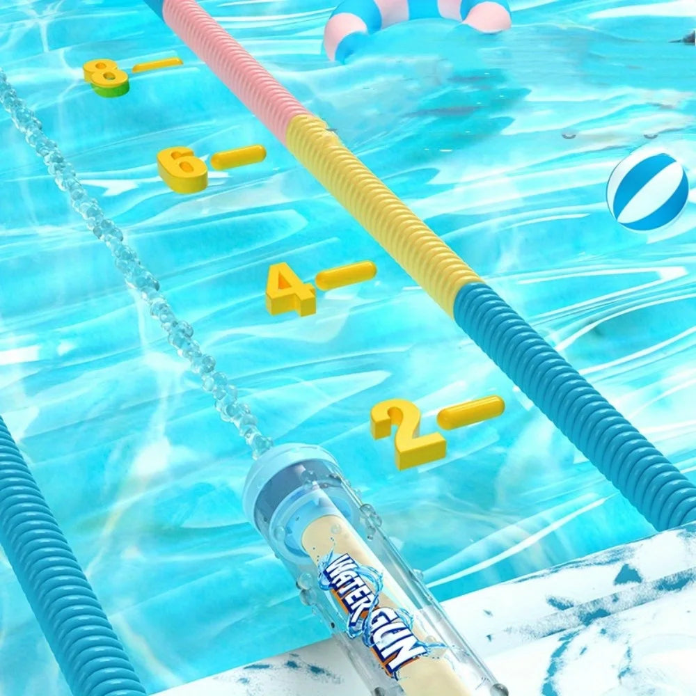 27cm Fireworks Spray Water Pull-Back Water Fighting Water Battle Pull-out Water Gun for Kids Playing and Swimming Beach Toys
