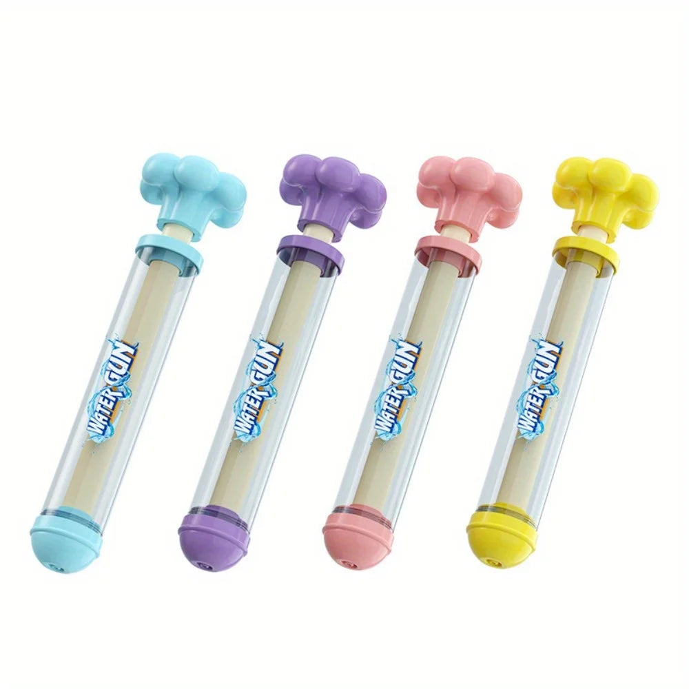 27cm Fireworks Spray Water Pull-Back Water Fighting Water Battle Pull-out Water Gun for Kids Playing and Swimming Beach Toys