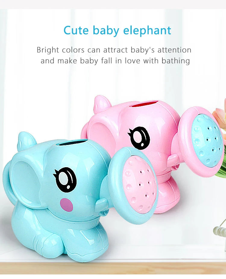 Kids Bath Toy Plastic Elephant Watering Can Swimming Water Toys Water Beach Toys Sprinkler Kit For Children Shower Game Gifts