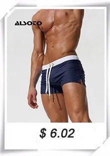 ALSOTO Swimwear Men Swimsuit Brand Shorts Mens Briefs Summer Swim Suit Sexy Mayo Sunga Beach Shorts Stroj Kapielowy Badpak