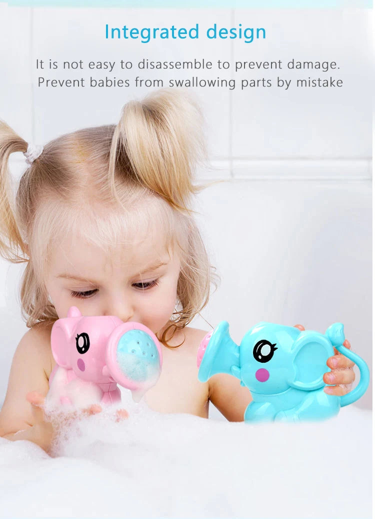 Kids Bath Toy Plastic Elephant Watering Can Swimming Water Toys Water Beach Toys Sprinkler Kit For Children Shower Game Gifts