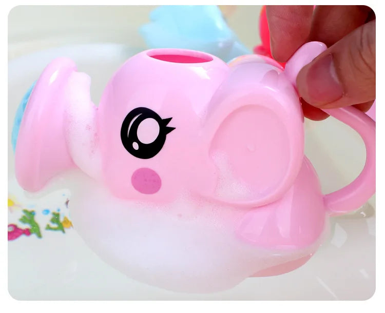 Kids Bath Toy Plastic Elephant Watering Can Swimming Water Toys Water Beach Toys Sprinkler Kit For Children Shower Game Gifts