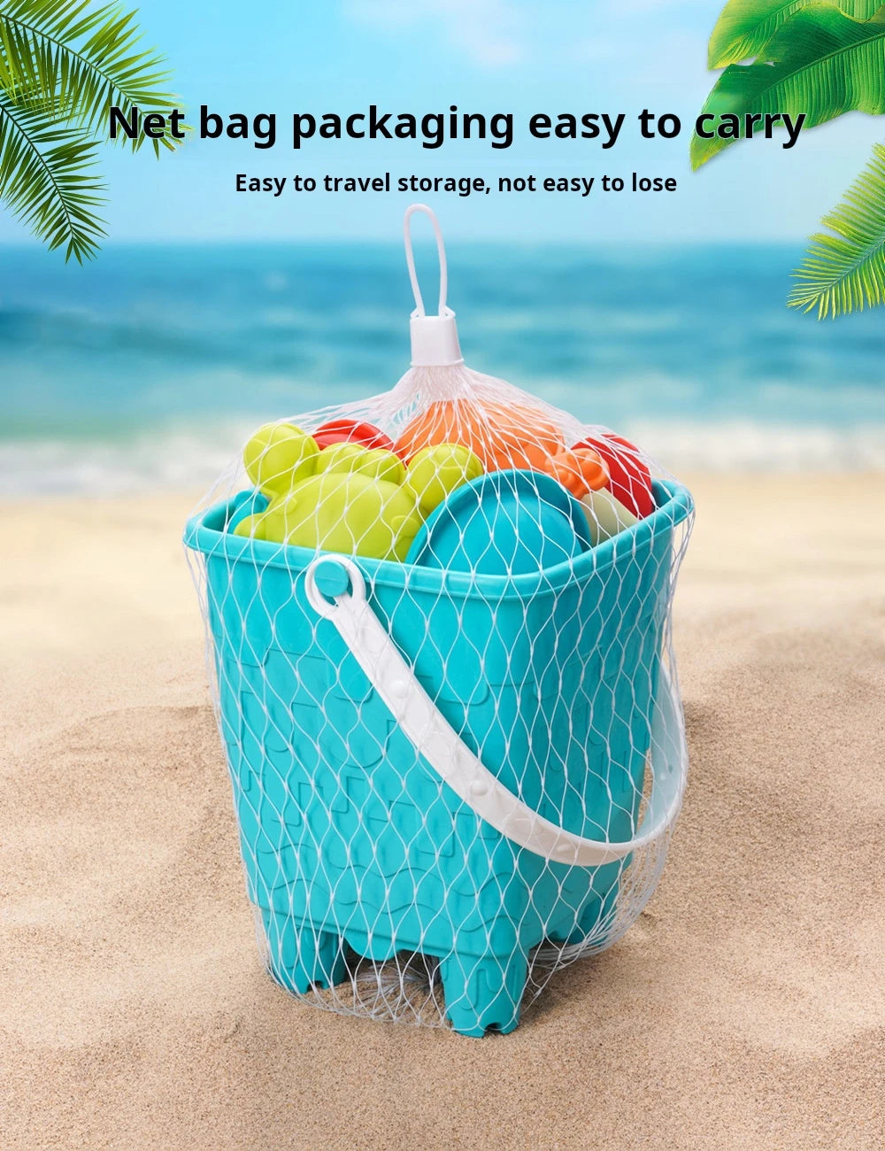 Children 10/14/16PCS Beach Toys Summer Outdoor Sand Play Bucket Bottle Shovel Kids Water Game Winter Snow Tool Gift color random