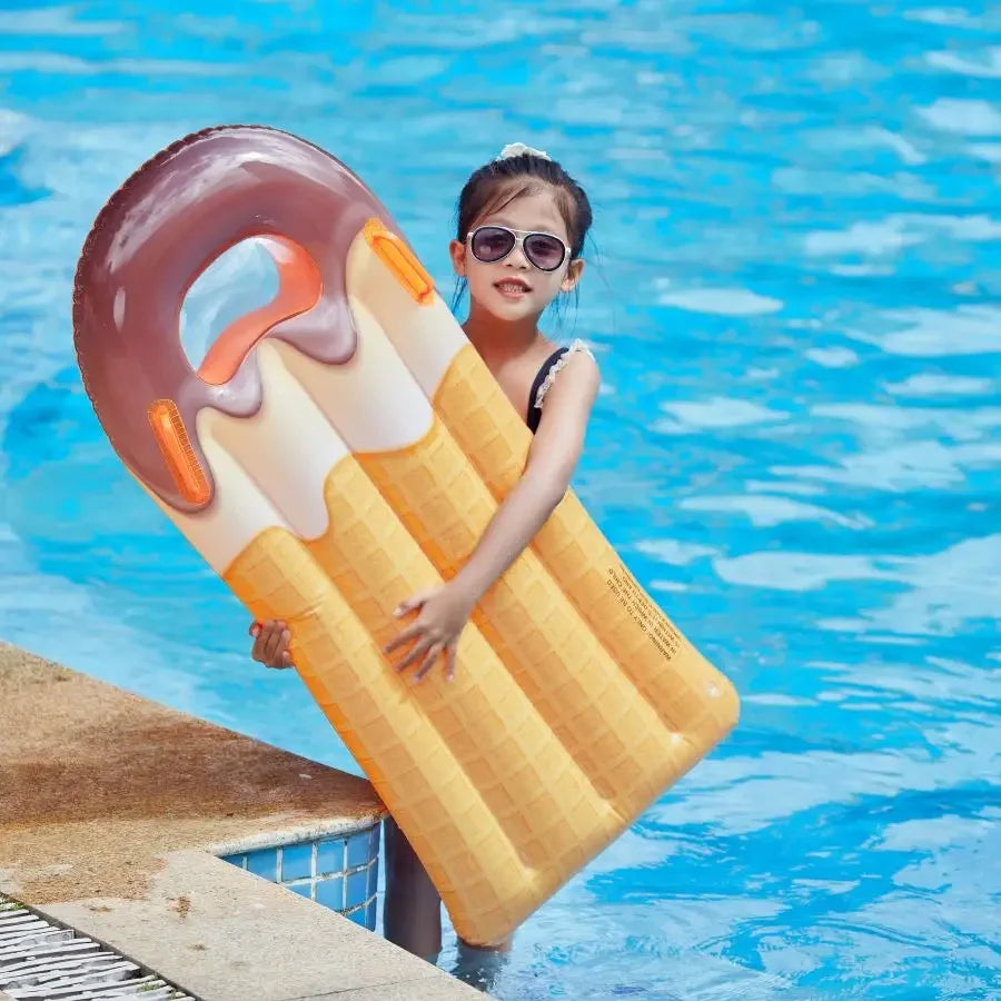 Rooxin Water Hammock Children Swim Ring Tube Water Inflatable Float For Kids Swimming Circle Pool Bathtub Water Play Swim Tube