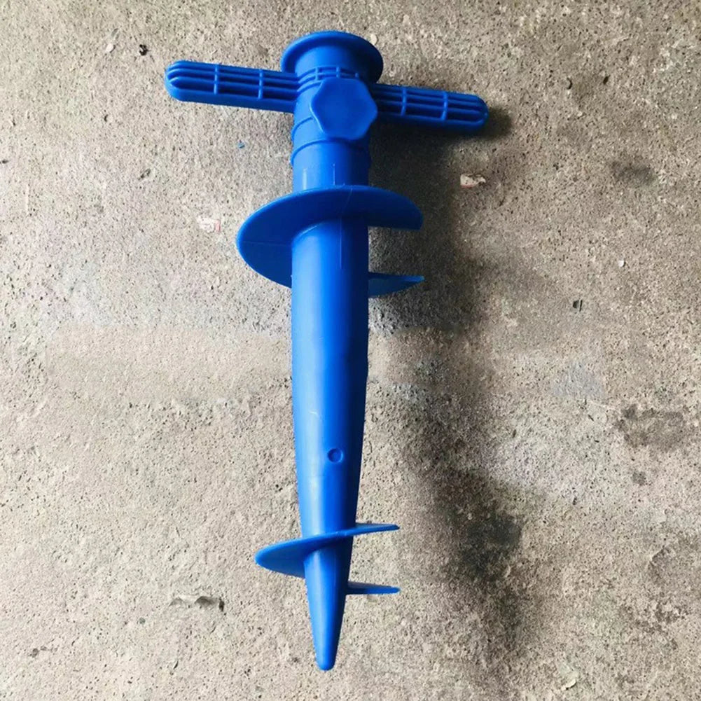1PC Umbrella Base Adjustable Plastic Sun Beach Patio Sand Ground Fixing Tools Anchor Stand Spike Auger Keep Holder Garden Access