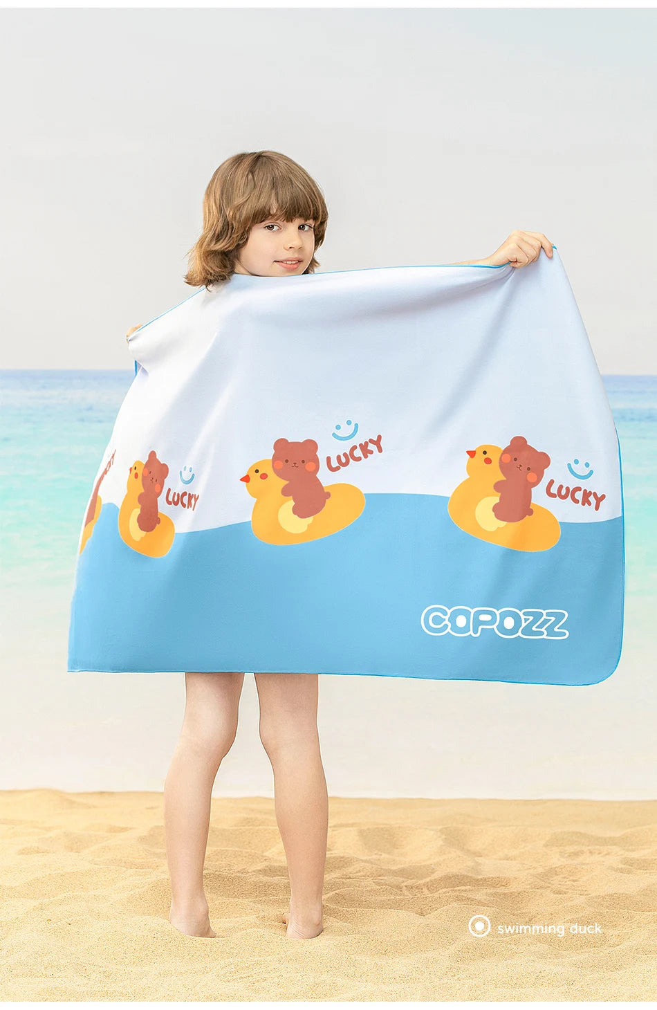 Surf Poncho Changing Towel Quick-Dry Microfiber Beach Blanket Bath Towel Swimming Pool Towel Beach Poncho for Kids Children