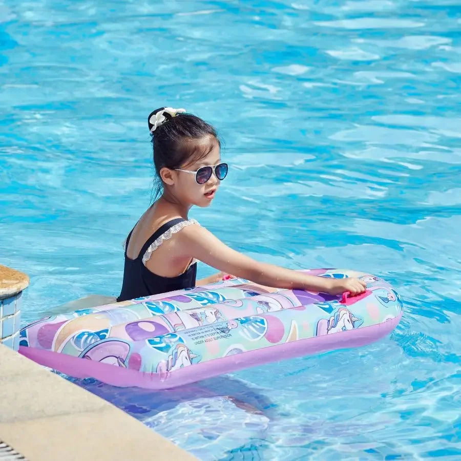 Rooxin Water Hammock Children Swim Ring Tube Water Inflatable Float For Kids Swimming Circle Pool Bathtub Water Play Swim Tube