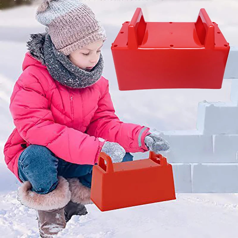 Children Snow Brick Mold Play Snow Tools Beach Toys Sandbox Castle Building Sand Brick Walls Molds Summer Outdoor Seaside Games