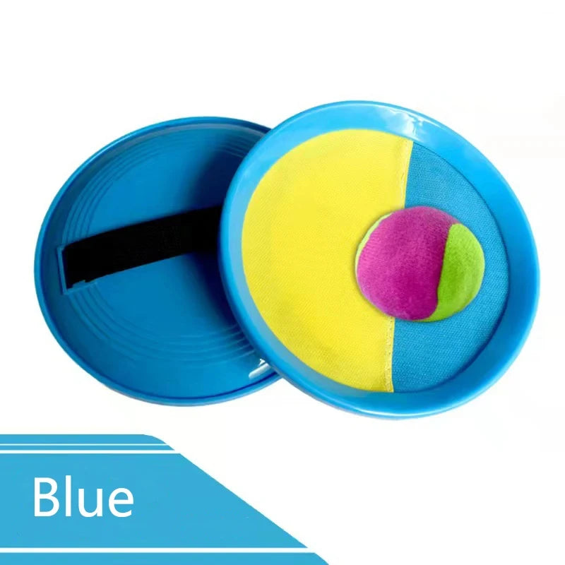 Self-Stick Disc Toss and Catch Ball Set Beach Toys Paddle Ball with 2 Paddles+1 Ball Outdoor Games for Backyards for Kids Adults