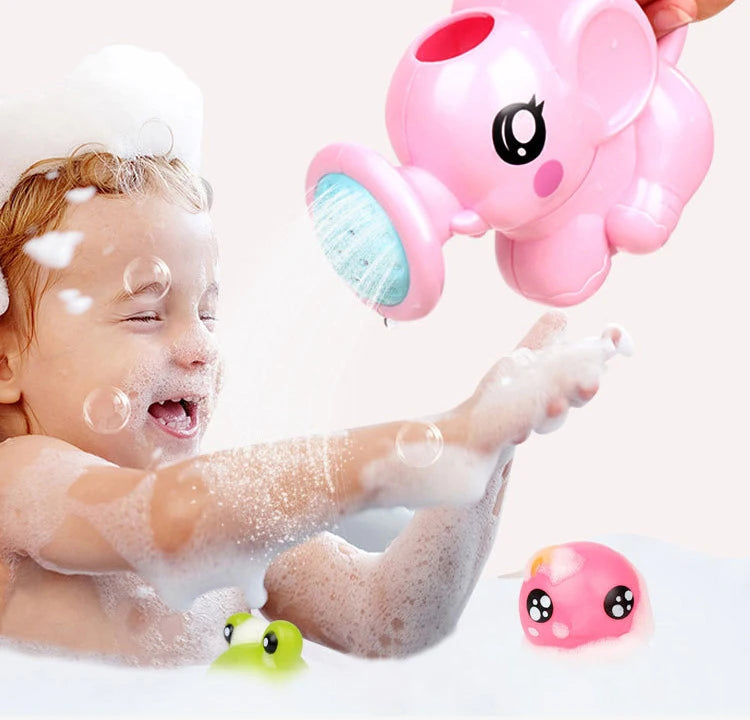 Kids Bath Toy Plastic Elephant Watering Can Swimming Water Toys Water Beach Toys Sprinkler Kit For Children Shower Game Gifts