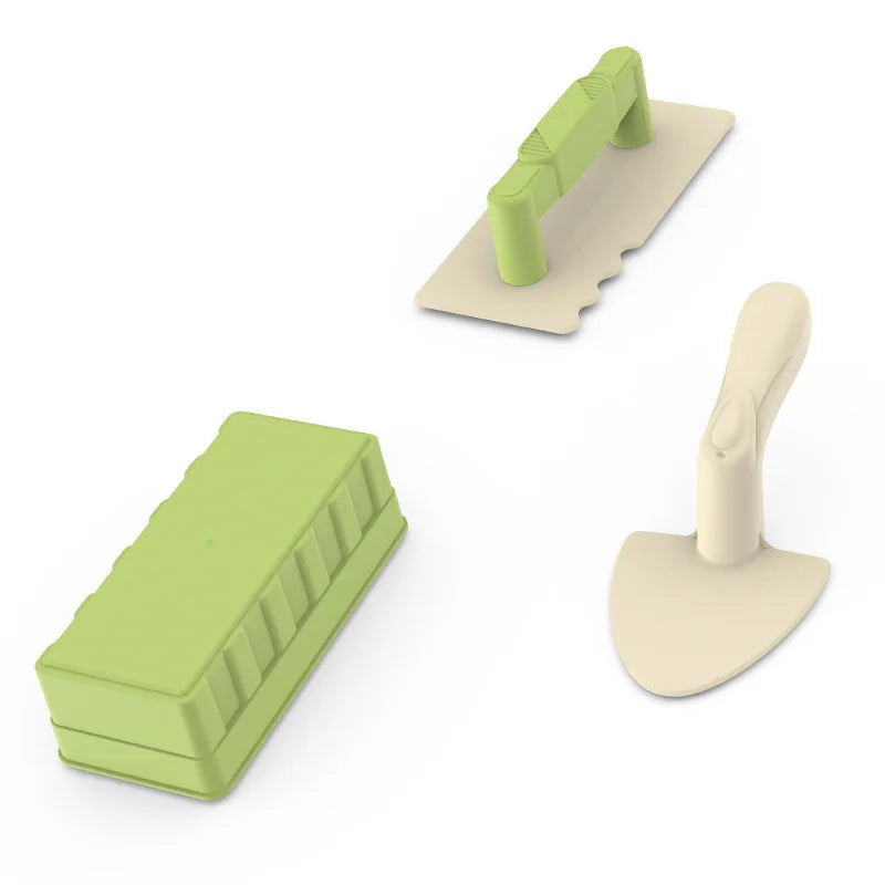 3PCS/Set Sand Beach Toys Fun Brick Maker Summer Outddor Beach Build Sand Castle Mold Digging Shovel Tools Children Birthday Gift