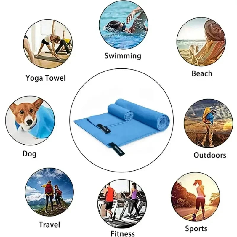 Oversized Beach Towel Sand Free Microfiber Quick Dry Super Absorbent Soft Swim Towel for Men Women Thick Large Bath Towel