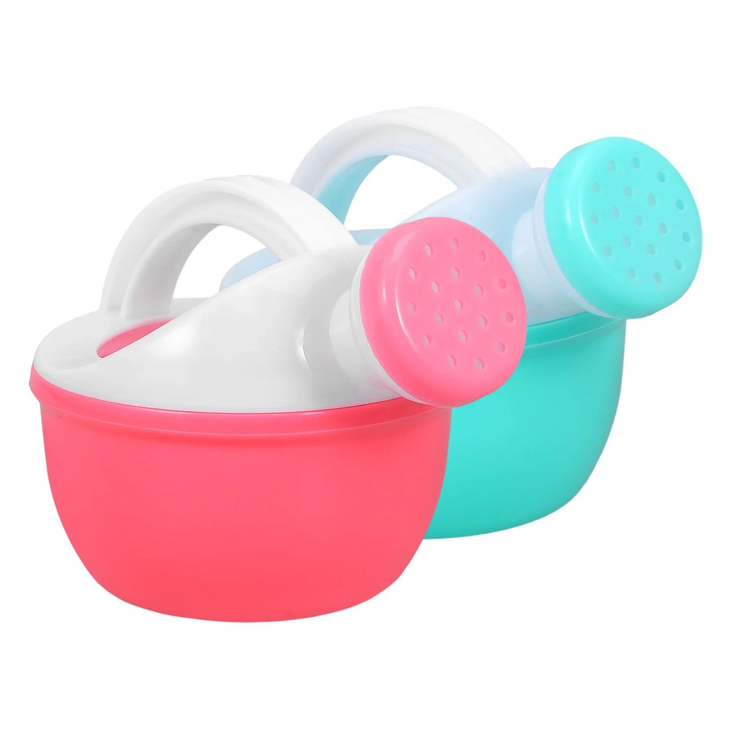 2 Pcs Water Kettle Watering Cans for Boys Small Plant Plastic Garden Sports Kids Bathing Beach Toys Baby