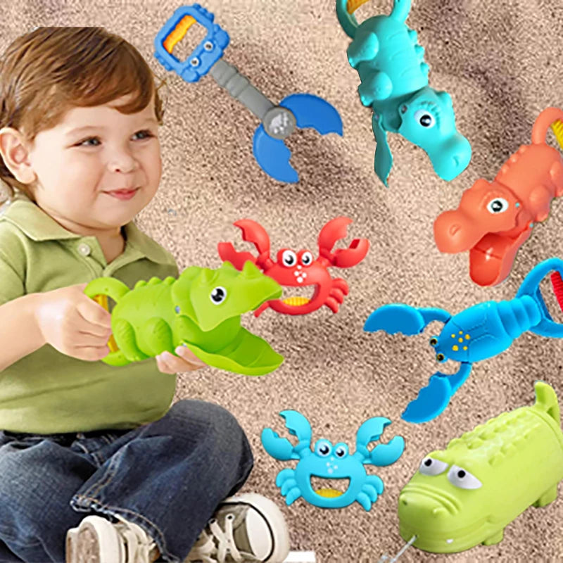 Animal Sand Grabber Baby Bath Beach Toys Sand Play Lobster Claw Beach Accessorie Snow Outdoor Summer Swim Pool Bathtub Kids Toys