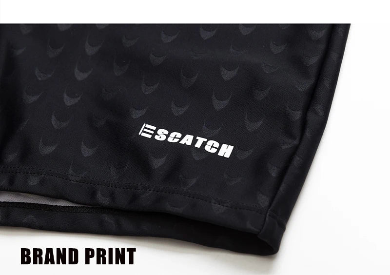 ESCATCH 2023 New Arrivals Men Swimwear Plus Size Fashion Printed Swimsuit Male High Quality Elastic Swim Trunks With Pad