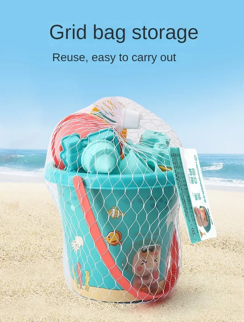 Summer Beach Set Toys For Kids Digging Sand Plastic Bucket Watering Bottle Shovels Children Beach Water Game Toys Tools