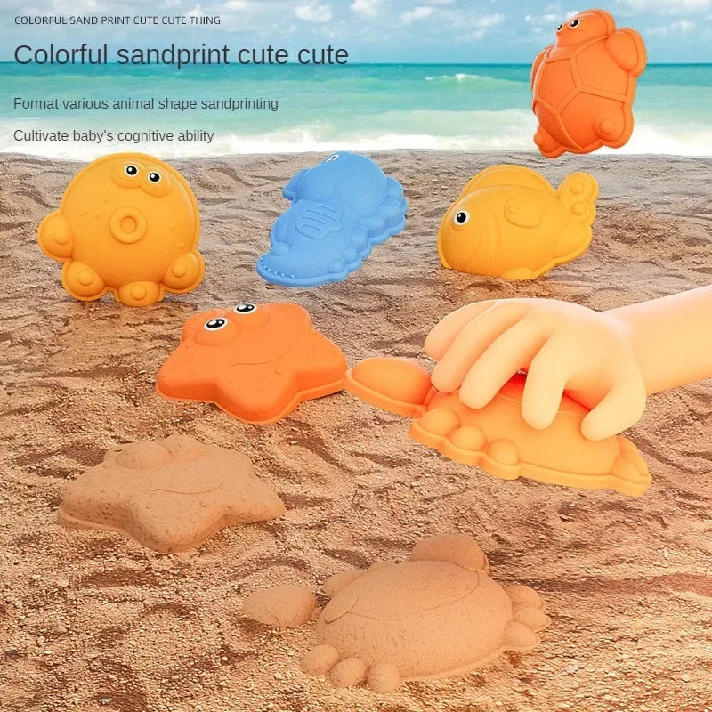 Summer Beach Set Toys For Kids Digging Sand Plastic Bucket Watering Bottle Shovels Children Beach Water Game Toys Tools