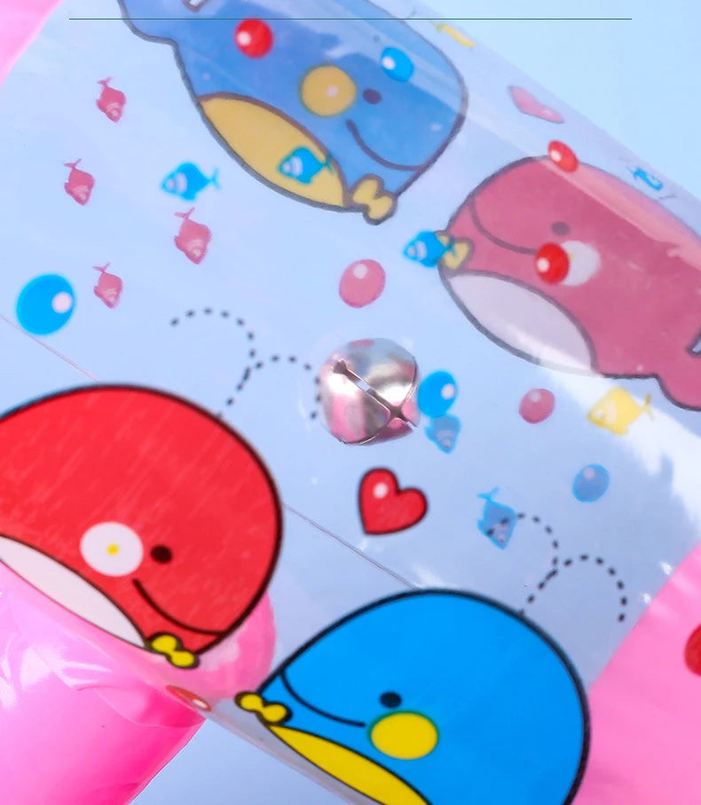 10Pcs Cute 3D Inflatable Hammer with Bell Pool Beach Toys for Kids Birthday Party Favors Baby Shower Gifts Treasure Goodie Bag