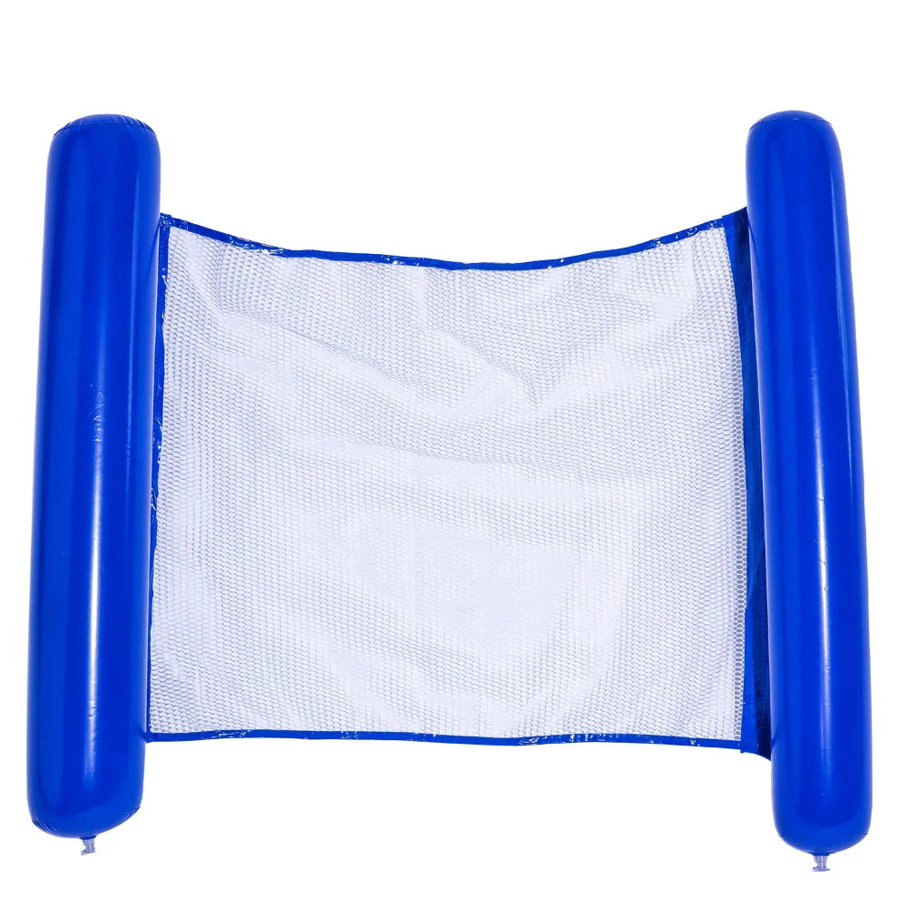 2023 New Water Hammock Recliner Inflatable Floating Swimming Mattress Sea Swimming Ring Pool Party Toy Lounge Bed For Swimming