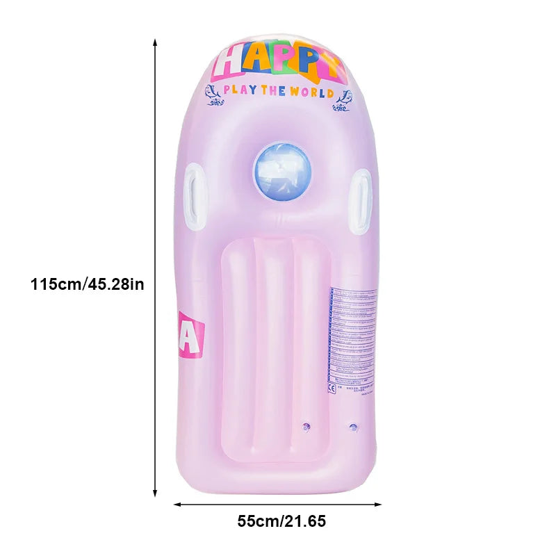 Rooxin Water Hammock Children Swim Ring Tube Water Inflatable Float For Kids Swimming Circle Pool Bathtub Water Play Swim Tube