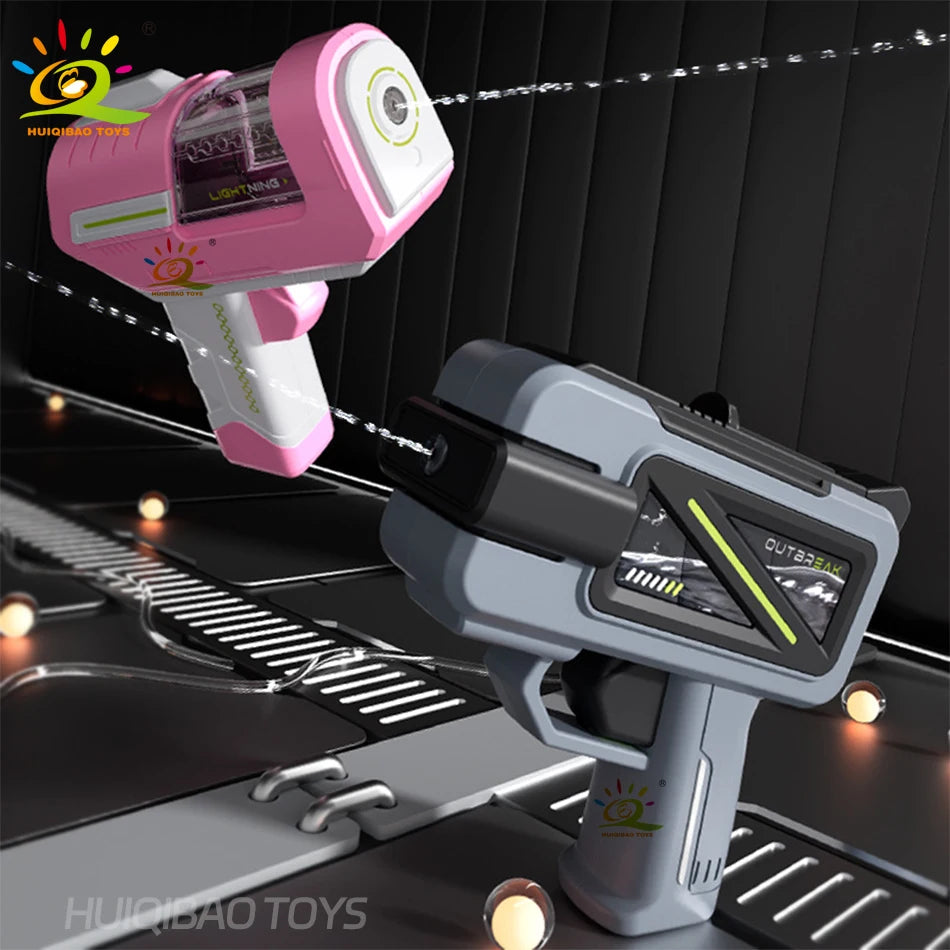 2025 Technology Transparent Water Gun Pistol Shooting Toy Automatic Summer Outdoor Play Water Sports Beach Toys For Adults Gift