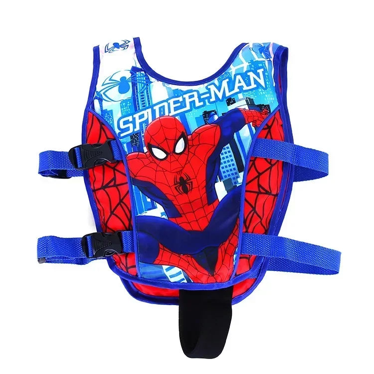 Marvel Avengers Cartoon Children Buoyancy Swimsuit Iron Man Spider-Man Hulk Captain America Buoyancy Swimsuit Gifts