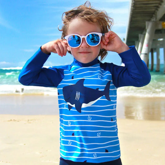 2025 New Boy Girl Swimwear Swim Suits Sun Protective Long Sleeve Children Swimsuits Children's Bathing Suit  Kids Swimming Suits