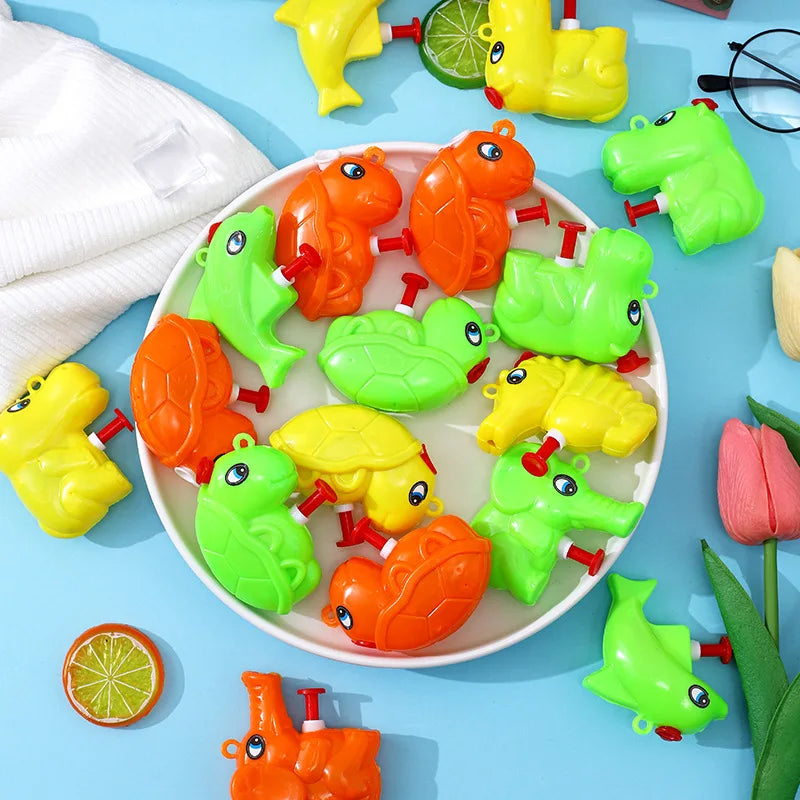 6-24PCS Water Toys Sand Beach Toys Mini Water Gun Cartoon Design Outdoor Game Summer Toys Sport Party Toys Gifts