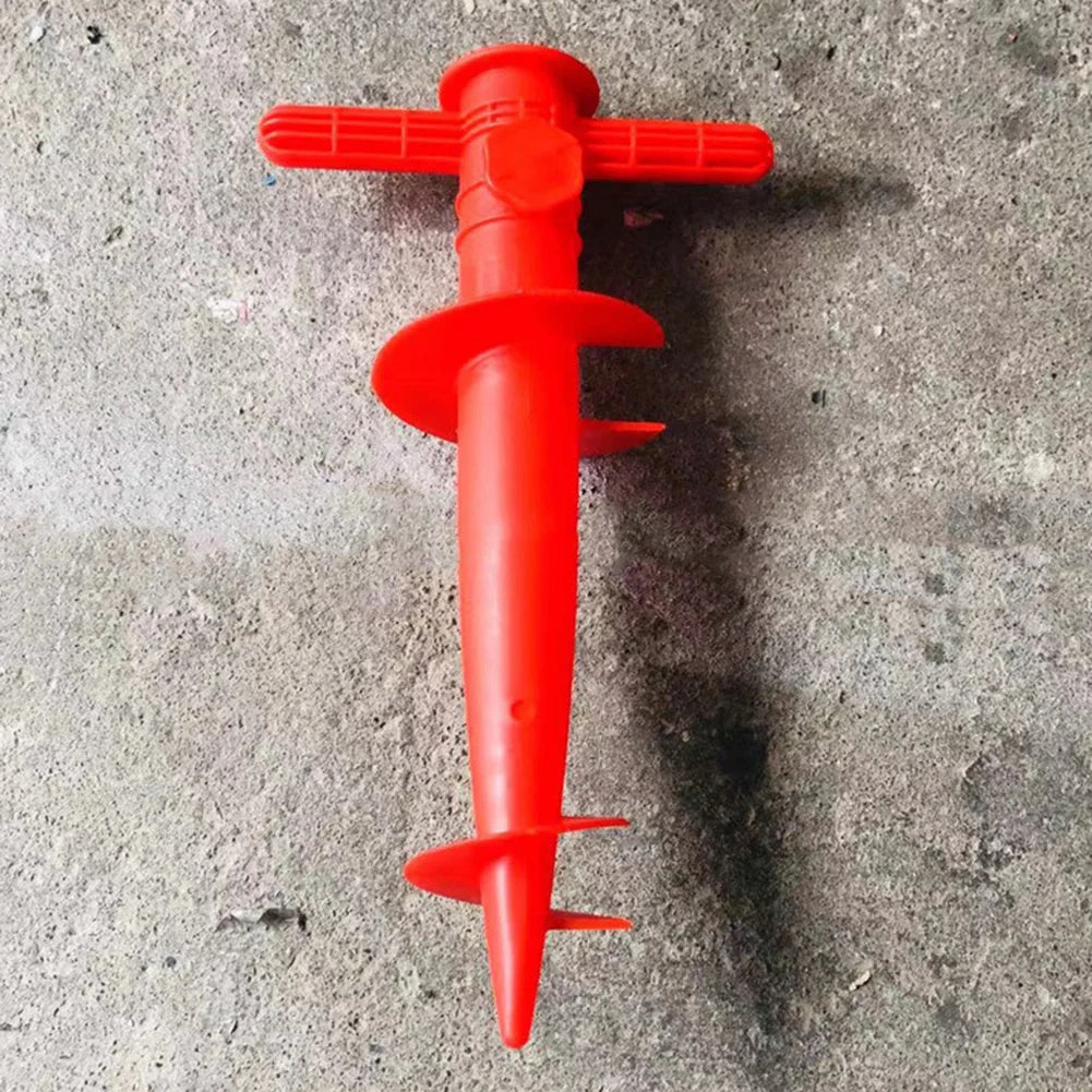 1PC Umbrella Base Adjustable Plastic Sun Beach Patio Sand Ground Fixing Tools Anchor Stand Spike Auger Keep Holder Garden Access