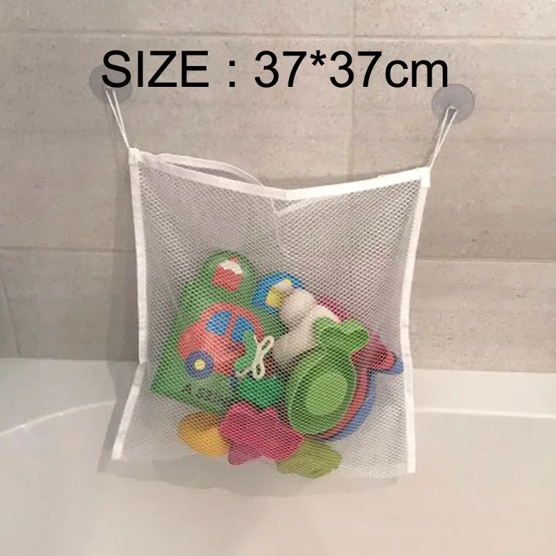 Baby Bath Toys Organizer Quick Dry Toddlers Mesh Net Bag for Bathroom Toy Storage Cartoon Shape Sand Beach Toys Storage Holder