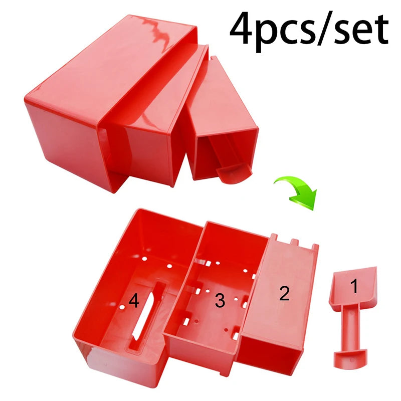 Children Snow Brick Mold Play Snow Tools Beach Toys Sandbox Castle Building Sand Brick Walls Molds Summer Outdoor Seaside Games