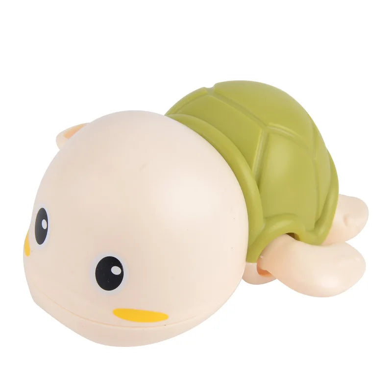 Baby Bath Toys Toddler Bathing Tortoise Cute Swimming Turtle Pool Beach Classic Chain Clockwork Water Toy For Kids Water Playing