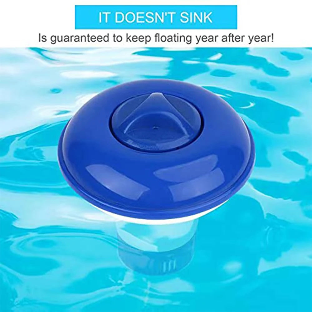 Floating Swimming Pool Chemical Floater Chlorine Bromine Tablets Floating Dispenser Applicator Swimming Spa Hot Tub Supplies