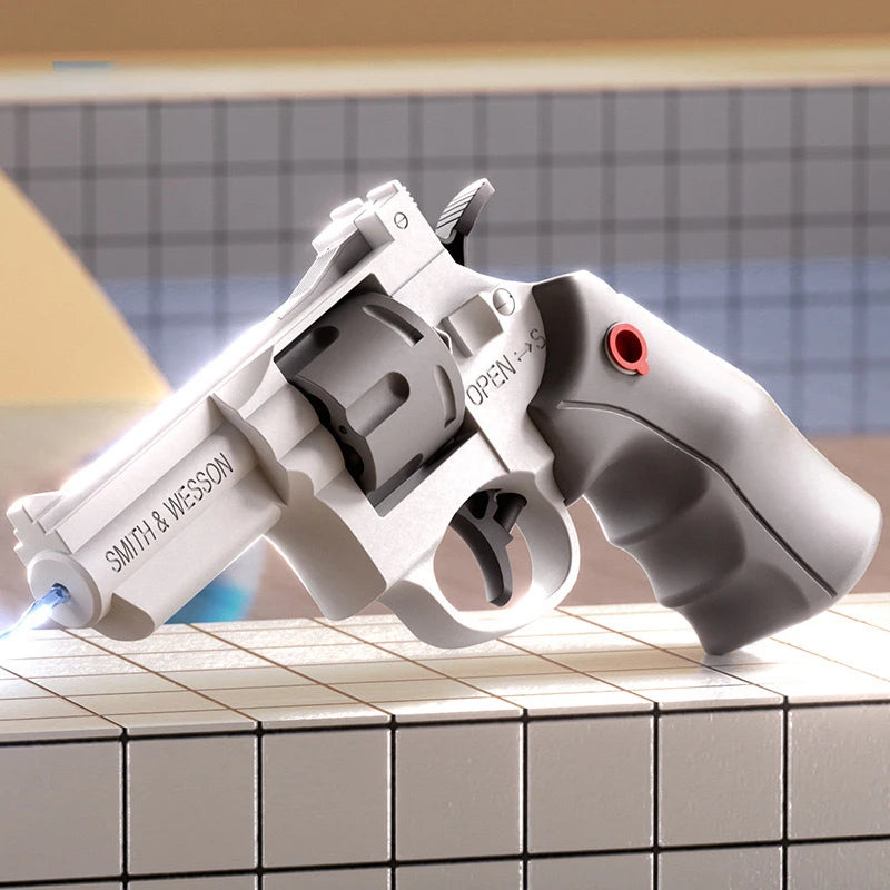 Revolver Water Gun Mechanical Continuous Water Gun Toy Outdoor Water and Beach Toys Kids Holiday Gifts